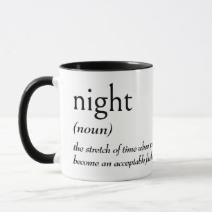 Dictionary Definition for NIGHT Mug