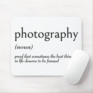 Dictionary Definition For PHOTOGRAPHY Mouse Mat