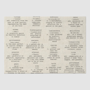 Dictionary Typewriter Words Antique Paper