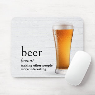 Dictionary's Definition Of BEER Mouse Mat