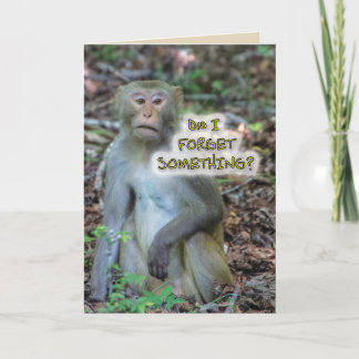 Did I forget Something Card