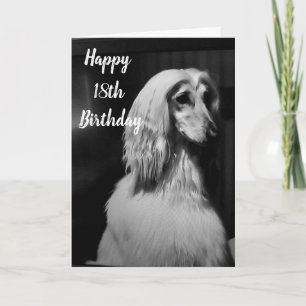 "DID MY HAIR JUST FOR YOU" 18th BIRTHDAY CARD