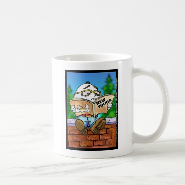 Did New Yorker Kill Humpty Dumpty? Cartoon Gifts Coffee Mug (Right)