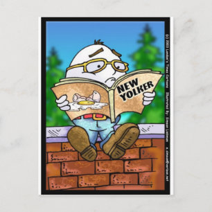 Did New Yorker Kill Humpty Dumpty? Cartoon Gifts Postcard