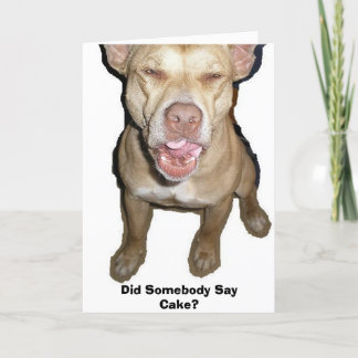 Did Somebody Say Cake? Card