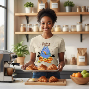 Did Somebody Say Croissant Fat Cat T-Shirt