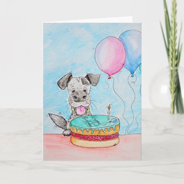 Did Someone Say Birthday Cake? Card (Front)