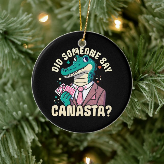Did Someone Say Canasta Ceramic Tree Decoration (Tree)