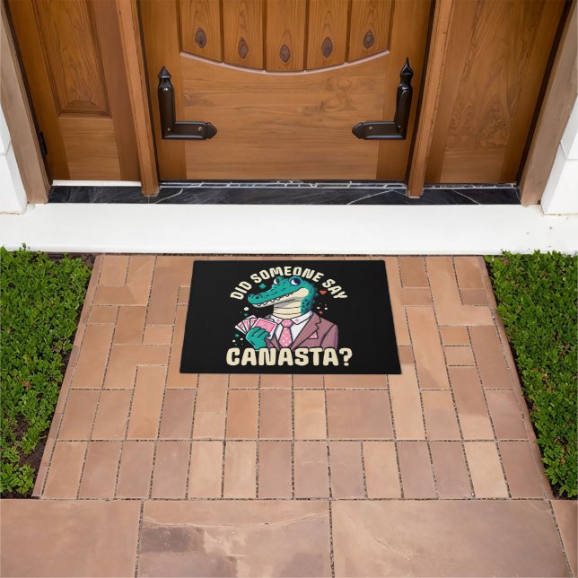 Did Someone Say Canasta Doormat (Outdoor)