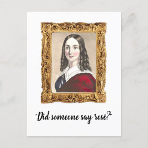 "Did Someone Say Rosé?" Funny Wine Mum Postcard