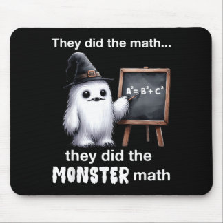 Did The Monster Math Cooler Funny Halloween Mouse Mat