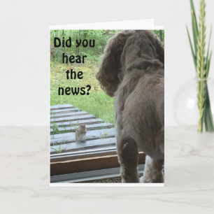 DID U HEAR THE NEWS? YOU ARE TURNING 60 BIRTHDAY CARD