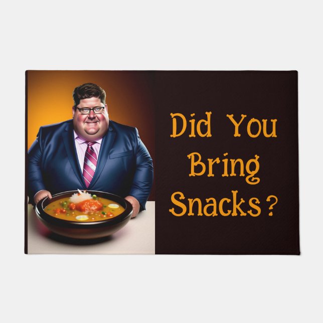 Did You Bring Snacks? Doormat (Front)