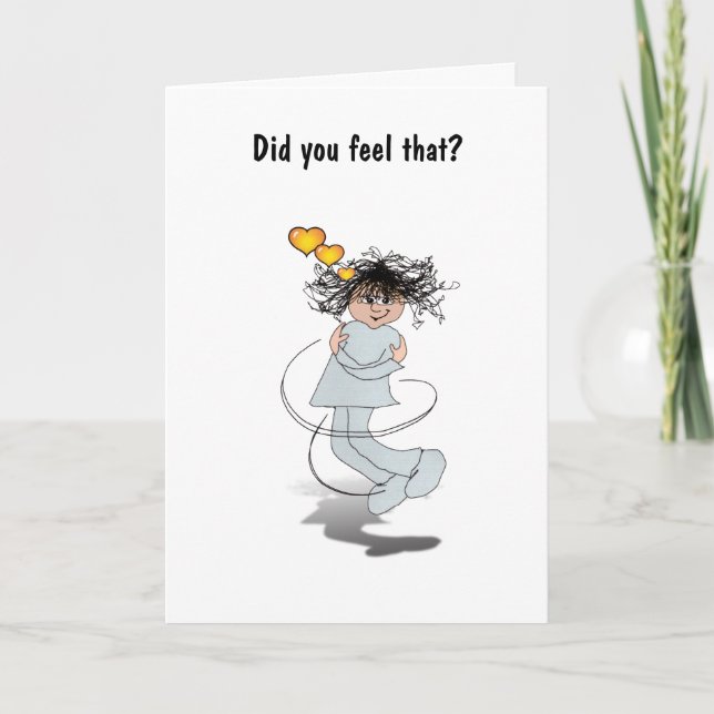 Did you feel that? holiday card (Front)