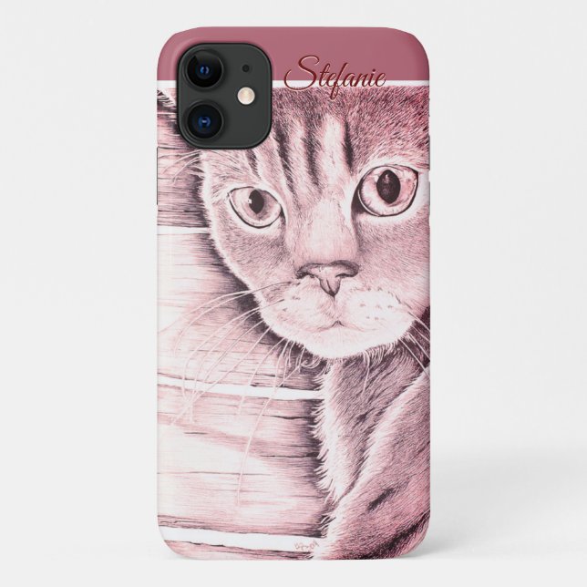 Did You Hear That? (pink) Case-Mate iPhone Case (Back)