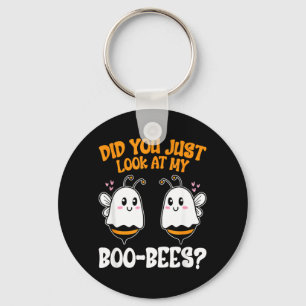 Did You Just Look at My Boo-Bees Funny Halloween Key Ring