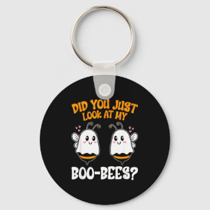 Did you just look at my boo-bees funny halloween key ring