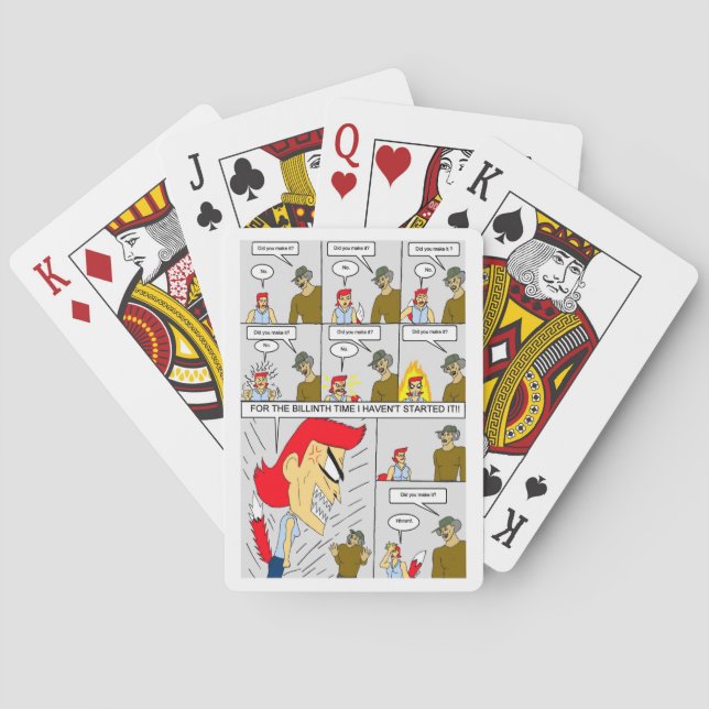 Did you make it?  playing cards (Back)