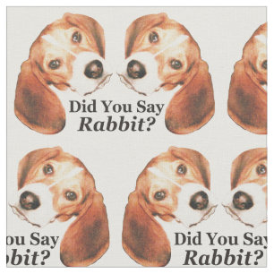 Did You Say Rabbit? Beagle Fabric to Howl About