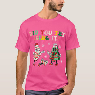 Did You Try Icing It School Nurse Xmas Debbie Beck T-Shirt