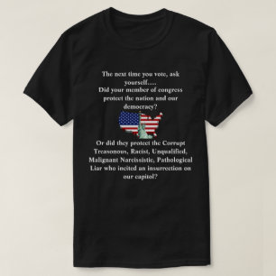 Did your member of congress protect our democracy? T-Shirt