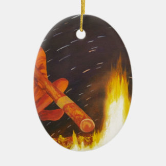 Didgeridoo Dreaming Ceramic Tree Decoration