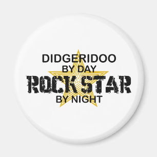 Didgeridoo Rock Star by Night Magnet