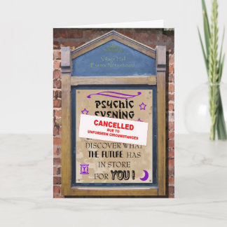 Didn't see it coming card