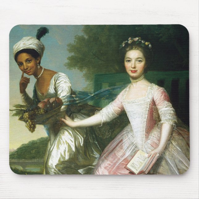 Dido Elizabeth Belle and Lady Elizabeth Murray Mouse Mat (Front)