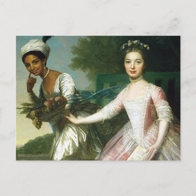 Dido Elizabeth Belle and Lady Murray Postcard (Front)
