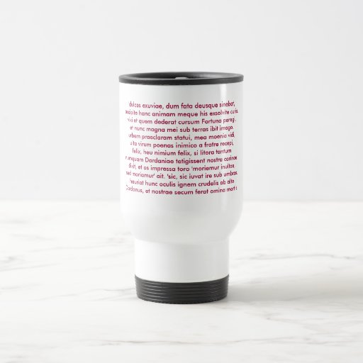 Image of Dido's Death Speech Travel Mug