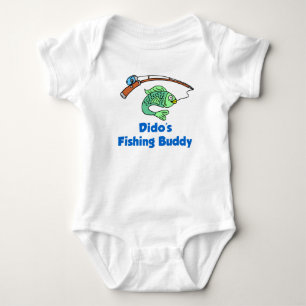 Dido's Fishing Buddy Baby Bodysuit