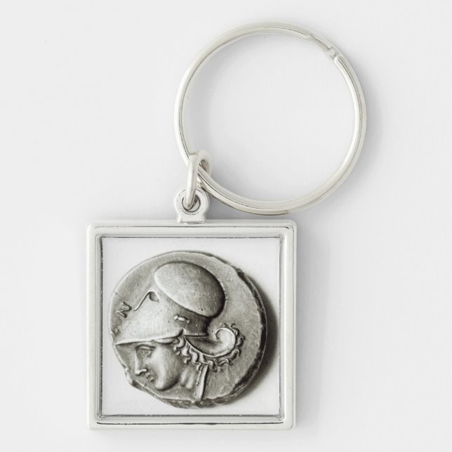 Didrachma of Heracles: obverse depicting Athena Key Ring (Front)