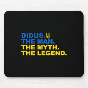 Didus Proud Ukrainian Grandpa Father's Day Trident Mouse Mat