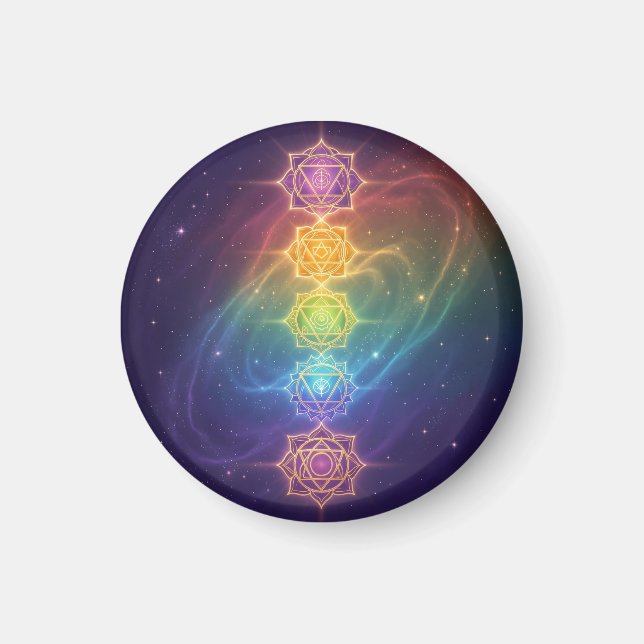 Die 7 Chakren´11 Magnet (Front)