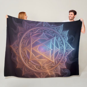 Die 7 Chakren´1 Fleece Blanket