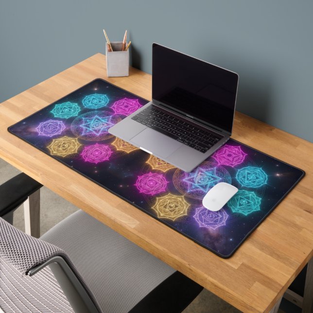 Die 7 Chakren´6 Desk Mat (Office 2)