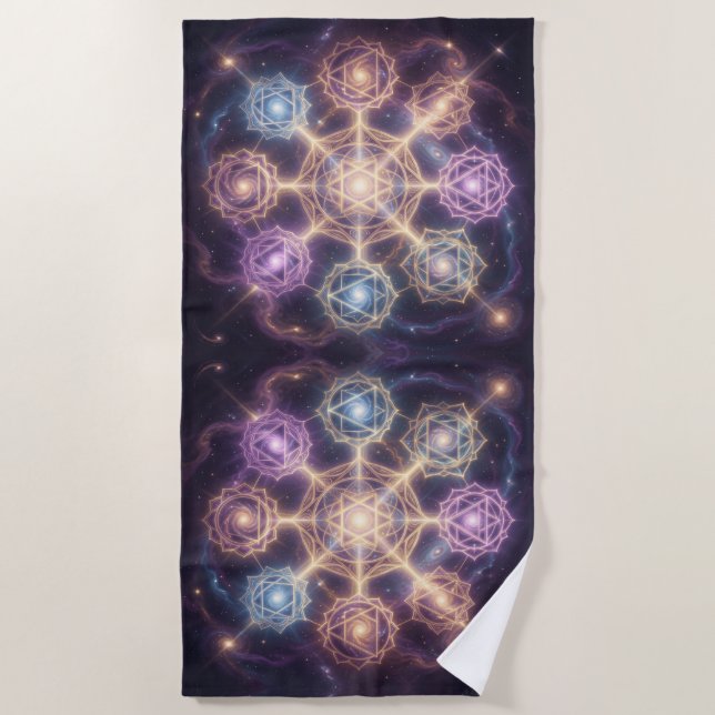 Die 7 Chakren´7 Beach Towel (Front)