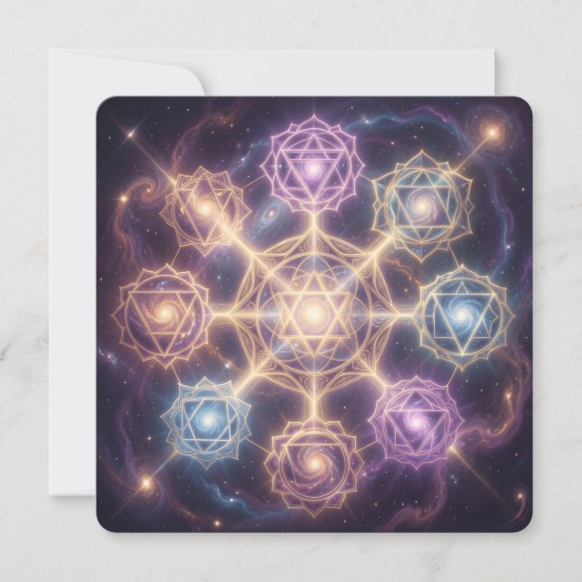 Die 7 Chakren´7 Holiday Card (Front)