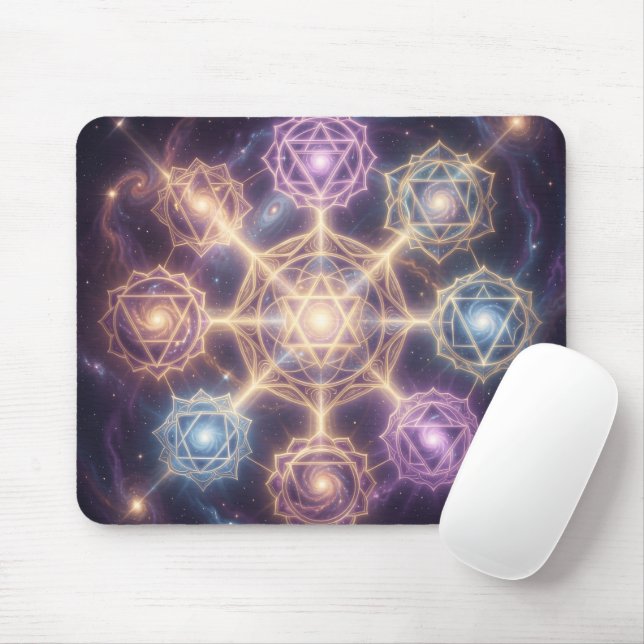 Die 7 Chakren´7 Mouse Mat (With Mouse)