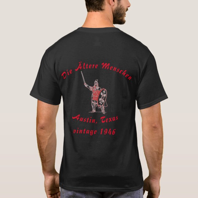 Die Ältere Menschen T-Shirt (Back)