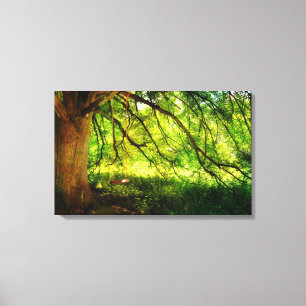 Die Baumschaukel Canvas Print