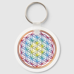 die Blume des Lebens Key Ring