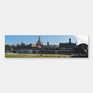 Die Brühlsche Terrasse in Dresden Bumper Sticker