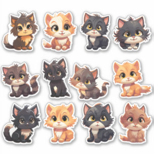 Die Cut Cat Stickers