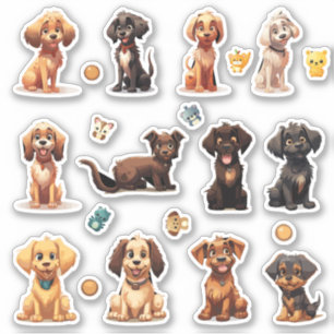Die Cut Dog Stickers