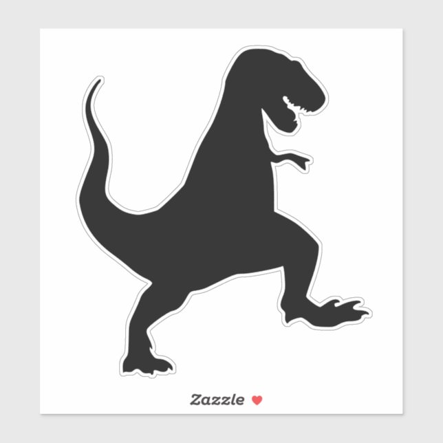 DIE CUT STYLE DINOSAUR DECAL STICKERS (Sheet)