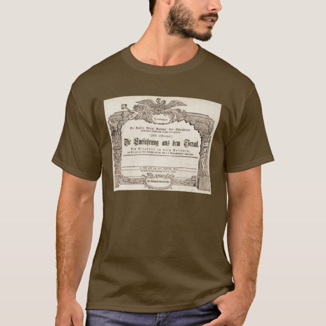 Die Entführung aus dem Serail (Mozart) T-Shirt (Front)