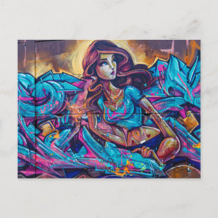 Die Graffiti in Belfast Irland Postkarte Postcard