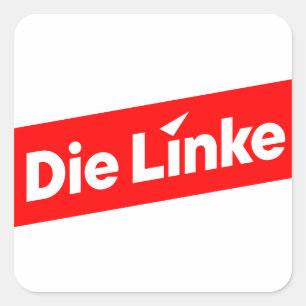 Die linke  square sticker